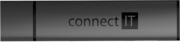USB hub CONNECT IT Compact 4 v 1, Antracitová ...