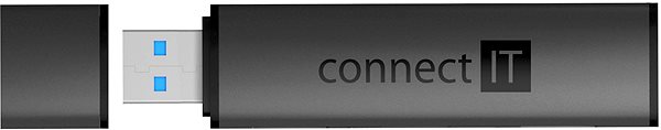 USB hub CONNECT IT Compact 4 v 1, Antracitová ...