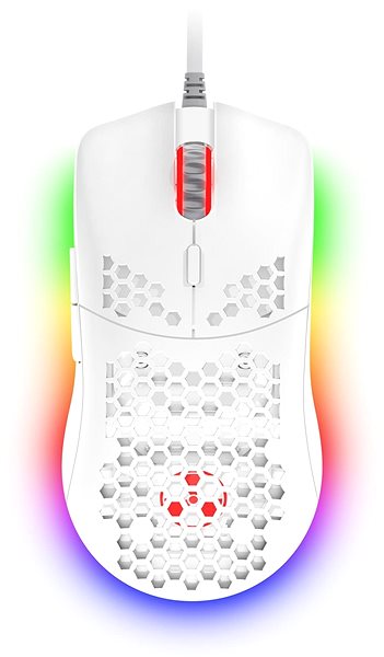 Gaming Mouse CONNECT IT BATTLE AIR Pro Gaming Mouse, White Screen