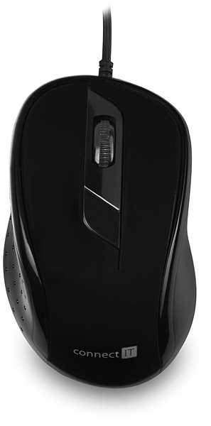 Egér CONNECT IT Optical USB mouse fekete Képernyő