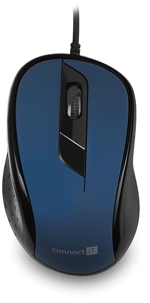 Egér CONNECT IT Optical USB mouse kék Képernyő