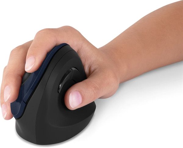 Mouse CONNECT IT Vertical Ergonomic Wireless, Blue Lifestyle