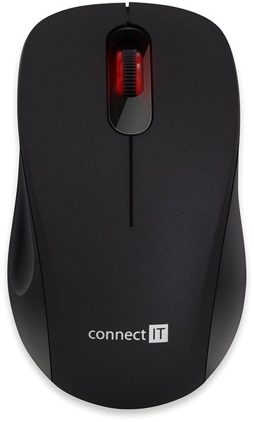 Mouse CONNECT IT MUTE Wireless Black Screen