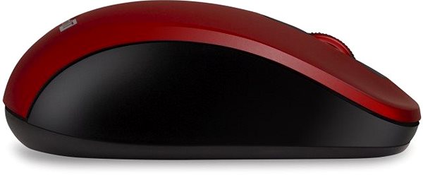Mouse CONNECT IT MUTE Wireless Red Lateral view