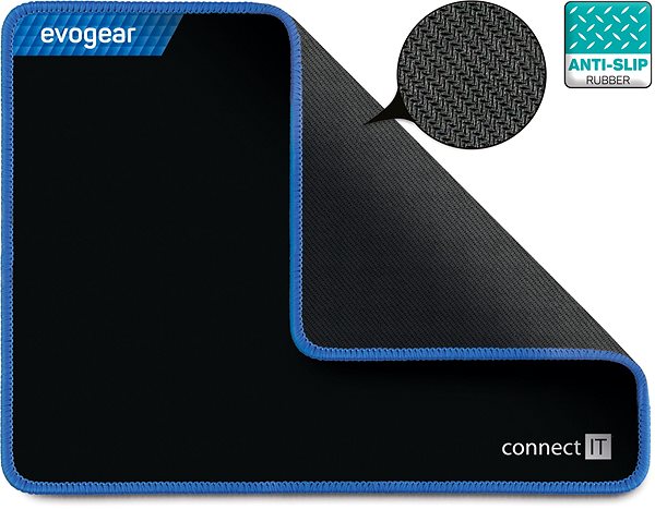 Gaming Mouse Pad CONNECT IT EVOGEAR, Small Features/technology