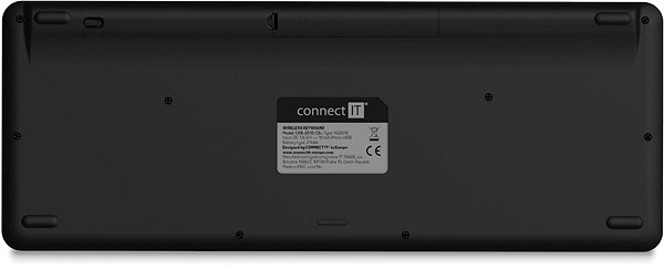 Keyboard CONNECT IT Touch - CZ/SK, black ...