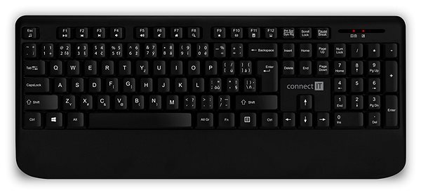 Set klávesnice a myši CONNECT IT CKM-7800-CS CZ/SK, black Klávesnice