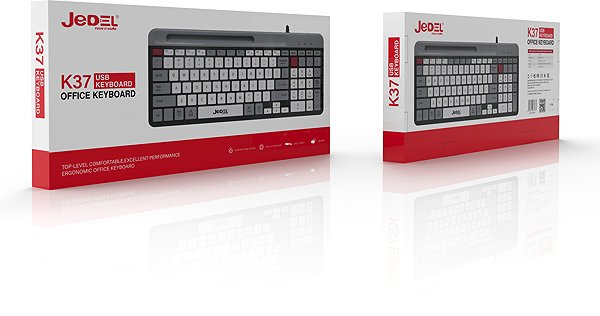 Keyboard JEDEL K37 slim with phone holder ...