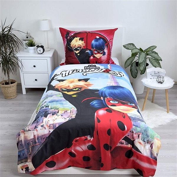 Dětské povlečení Jerry Fabrics Miraculous 015 140 × 200, 70 × 90 cm ...