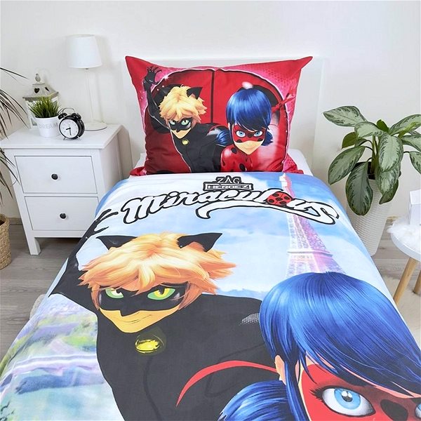 Dětské povlečení Jerry Fabrics Miraculous 015 140 × 200, 70 × 90 cm ...