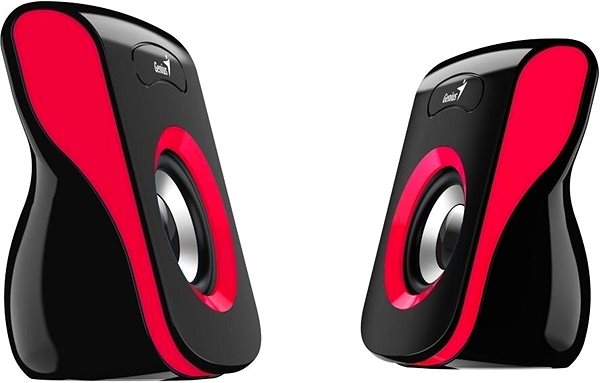 Speakers GENIUS SP-Q180, Red Lateral view