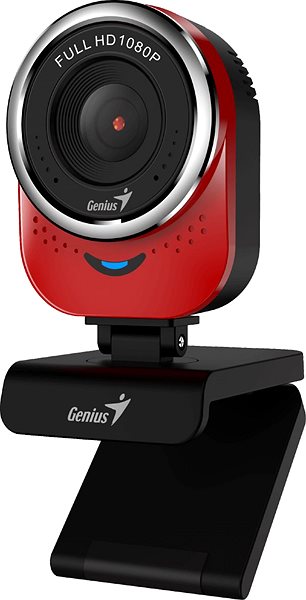 Webcam GENIUS QCam 6000 rot Seitlicher Anblick