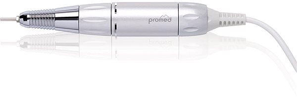 Elektrický pilník PROMED Profesionální bruska na nehty 625 Deluxe s příslušenstvím stříbrná ...