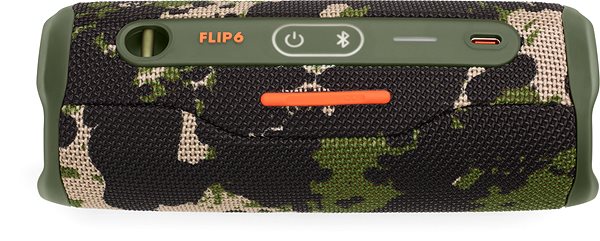 Bluetooth-Lautsprecher JBL Flip 6 squad Anschlussmöglichkeiten (Ports)
