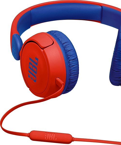 Headphones JBL JR310, Red Features/technology
