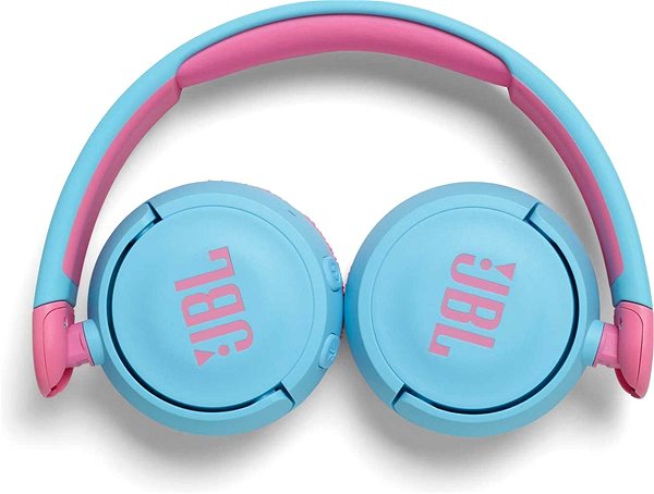 Vezeték nélküli fül-/fejhallgató JBL JR310BT kék Hátoldal