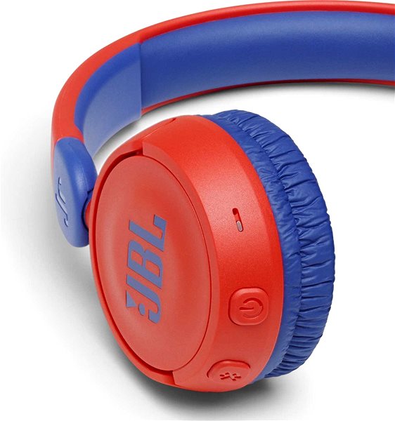 Vezeték nélküli fül-/fejhallgató JBL JR310BT piros Csatlakozási lehetőségek (portok)