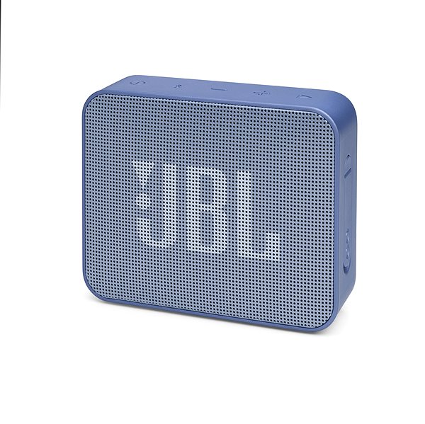 Bluetooth-Lautsprecher JBL GO Essential - blau Seitlicher Anblick