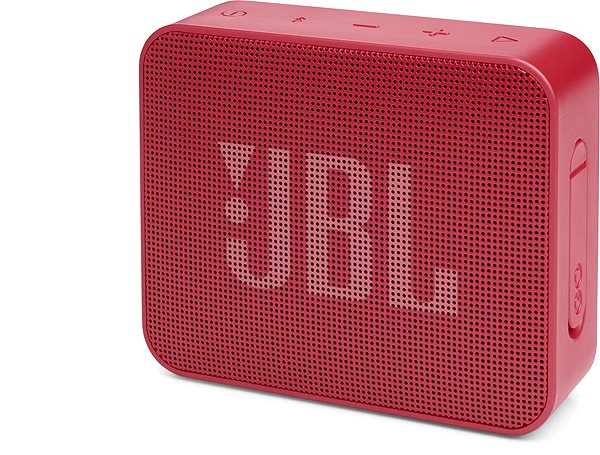 Bluetooth-Lautsprecher JBL GO Essential - rot Seitlicher Anblick