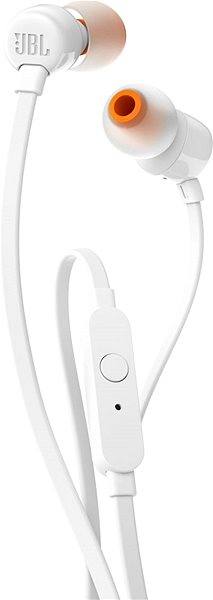 Fej-/fülhallgató JBL T110 fehér Oldalnézet