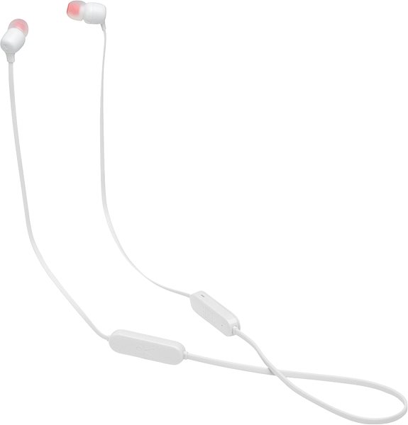 Wireless Headphones JBL Tune 125BT, White Lateral view