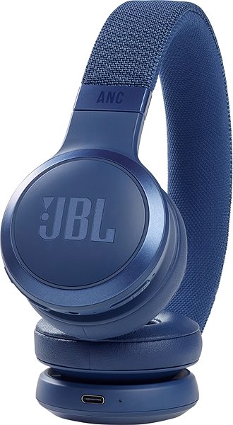 Kabellose Kopfhörer JBL Live 460NC Blau Anschlussmöglichkeiten (Ports)