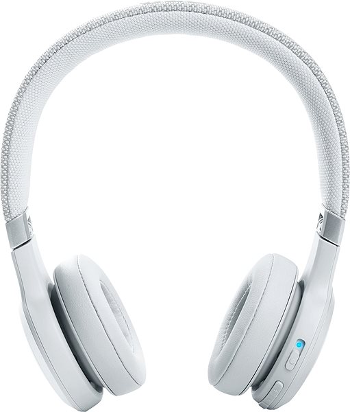 Wireless Headphones JBL Live 460NC, White Screen