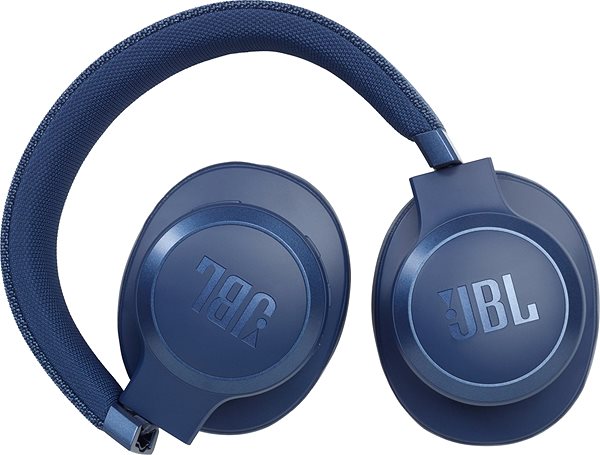 Kabellose Kopfhörer JBL Live 660NC blau Rückseite