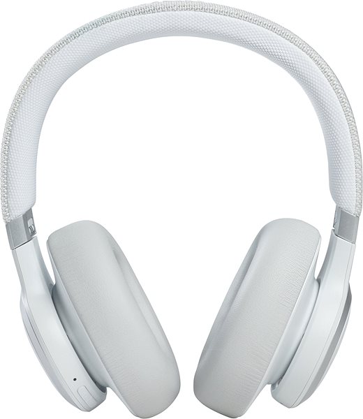 Wireless Headphones JBL Live 660NC, White Screen