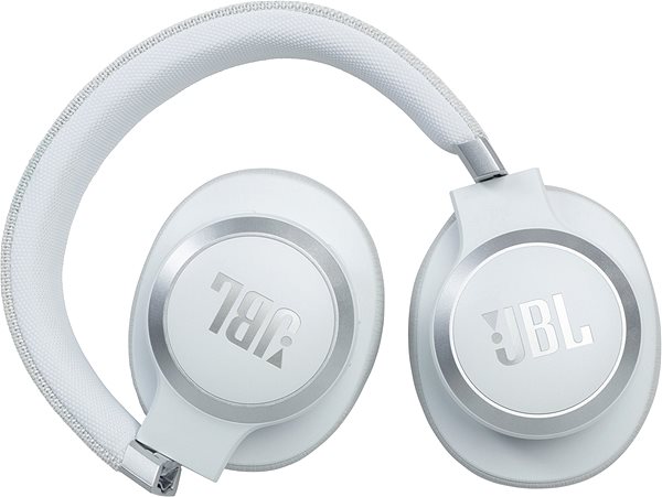 Wireless Headphones JBL Live 660NC, White Back page