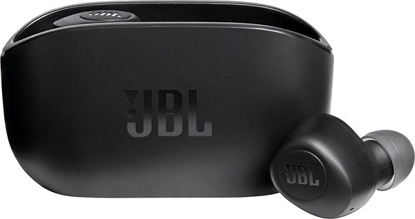 Wireless Headphones JBL Wave 100TWS Black Screen