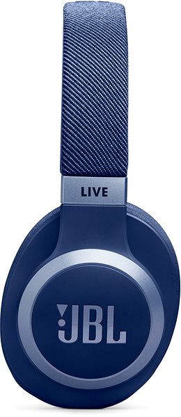Vezeték nélküli fül-/fejhallgató JBL Live 770NC - kék ...