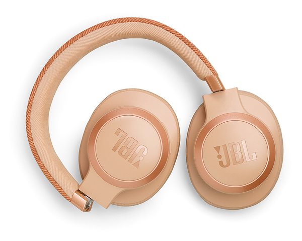 Vezeték nélküli fül-/fejhallgató JBL Live 770NC - bézs ...