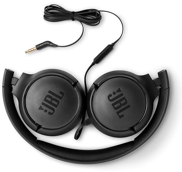Fej-/fülhallgató JBL Tune500 fekete Csatlakozási lehetőségek (portok)
