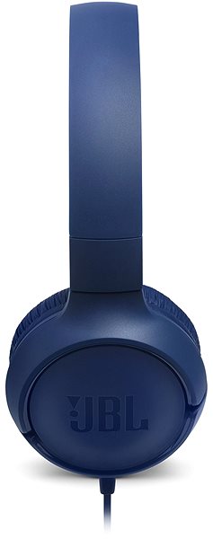 Fej-/fülhallgató JBL Tune500 kék Oldalnézet