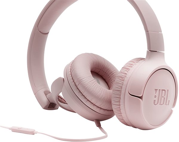 Fej-/fülhallgató JBL Tune500 rózsaszín Jellemzők/technológia