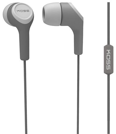 Headphones Koss KEB/15i grey (24 months warranty) Lateral view