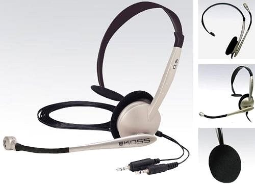 Fej-/fülhallgató Koss CS / 95 USB (élethosszig tartó garancia) Jellemzők/technológia