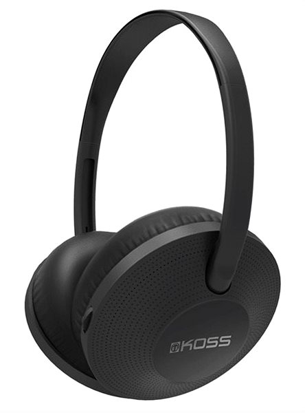 Wireless Headphones KOSS KPH/7 Wireless, Black Lateral view