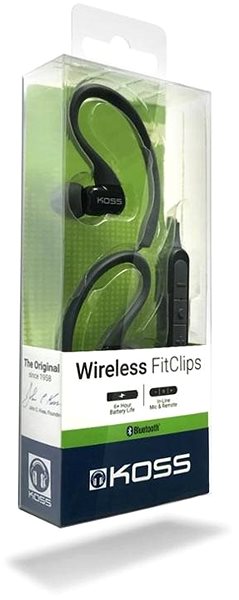 Wireless Headphones KOSS BT/232i grey Packaging/box