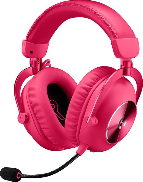 Gamer fejhallgató Logitech G PRO X 2 LIGHTSPEED Gaming Headset, rózsaszín ...