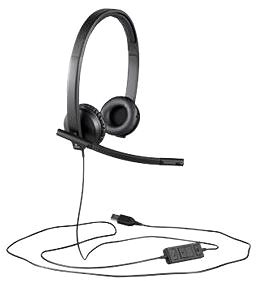 Headphones Logitech USB Headset H570e Connectivity (ports)