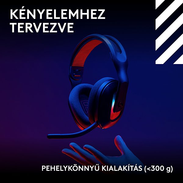 Gamer fejhallgató Logitech G A20 X, Black ...