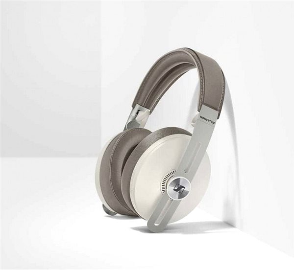Vezeték nélküli fül-/fejhallgató Sennheiser MOMENTUM Wireless 3 white Lifestyle