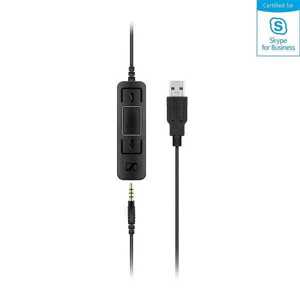 Fej-/fülhallgató Sennheiser SC 75 USB MS Csatlakozási lehetőségek (portok)