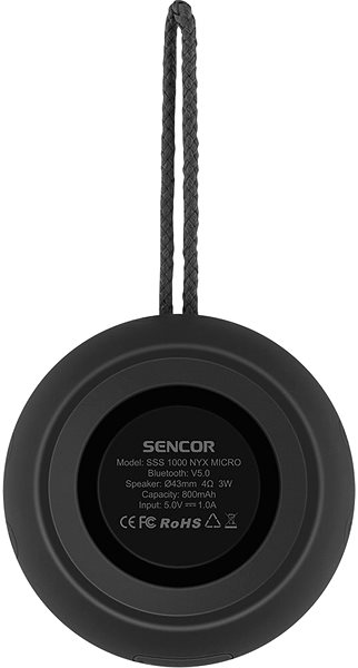 Bluetooth hangszóró SENCOR SSS 1000 NYX MICRO BLACK ...