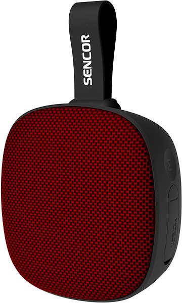 Bluetooth reproduktor Sencor SSS 1060 NYX MINI červený Bočný pohľad