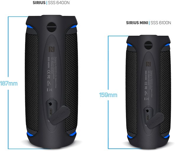 Bluetooth reproduktor Sencor SSS 6100N Sirius mini black ...