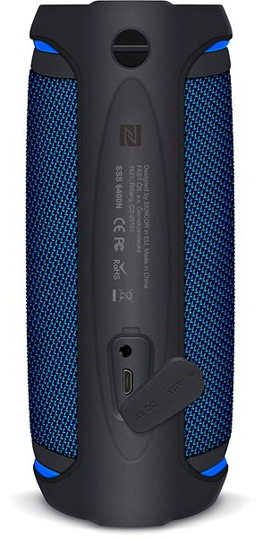 Bluetooth Speaker Sencor SSS 6400N blue Connectivity (ports)