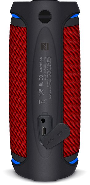 Bluetooth Speaker Sencor SSS 6400N red Connectivity (ports)